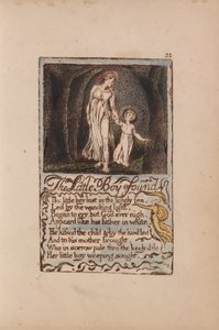 Songs of Innocence and of Experience, Plate 22, The Little Boy Found (Bentley 14) av William Blake