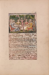Songs of Innocence and Experience, Plate 26, Laughing Song (Bentley 15) av William Blake