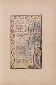 Songs of Innocence and of Experience, Plate 33, The Little Girl Lost (Bentley 34) av William Blake