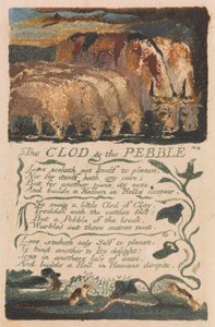 Songs of Innocence and of Experience, plate 36, "The Clod & the Pebble" (Bentley 32) av William Blake
