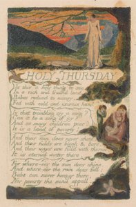 Songs of Innocence and of Experience, plate 38, "Holy Thursday" (Bentley 33) av William Blake