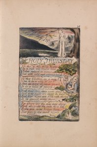 Songs of Innocence and of Experience, Plate 38, Holy Thursday (Bentley 33) av William Blake
