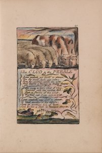 Songs of Innocence and of Experience, Plate 40, The Clod and the Pebble (Bentley 32) av William Blake