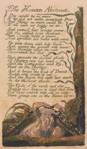 Songs of Innocence and of Experience, Plate 46, "The Human Abstract" (Bentley 47) av William Blake