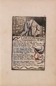 Songs of Innocence and of Experience, Plate 51, London (Bentley 46) av William Blake