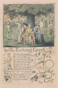 Songs of Innocence and of Experience, plate 8, "The Ecchoing Green" (Bentley 6) av William Blake