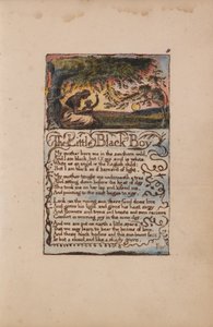 Songs of Innocence and of Experience, Plate 8, The Little Black Boy (Bentley 9) av William Blake