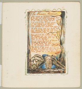Songs of Innocence and of Experience: The Human Abstract, ca. 1825. av William Blake