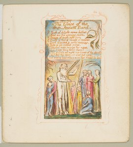 Sanger om uskyld og om erfaring: Voice of the Ancient Bard, ca. 1825. av William Blake