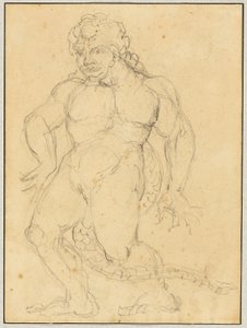 Studie av figuren til Agnello Brunelleschi av William Blake