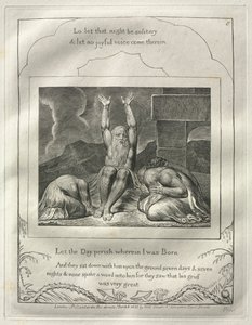 Jobs bok: nr. 8, La dagen gå fortapt da jeg ble født av William Blake