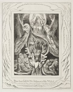 Jobs bok: Pl. 16, Du har fullbyrdet den ugudeliges dom av William Blake