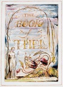 The Book of Thel (frontispice) av William Blake