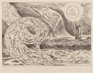 De vellystiges krets: Paolo og Francesca av William Blake