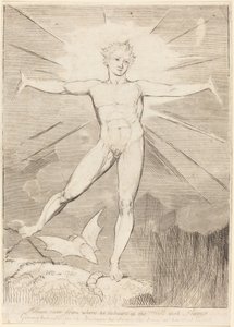 The Dance of Albion Glad Day, ca. 18031810. av William Blake