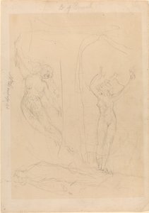 Menneskenes datter blir en sirene av William Blake