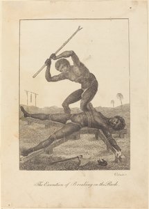 Henrettelsen av brudd på stativet, 1793. av William Blake