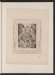 Satans fall, 1825. av William Blake