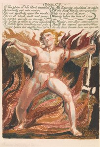 The First Book of Urizen, Plate 15, "8. Livskloden blodet skalv ...." (Bentley 18) av William Blake