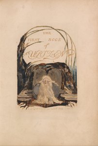 Den første boken til Urizen, plate 1 av William Blake
