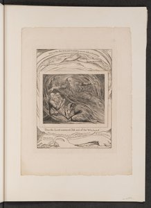 Herren svarer Job ut av virvelvinden av William Blake
