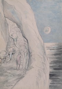 De stolte under sine enorme belastninger 1824-27 av William Blake