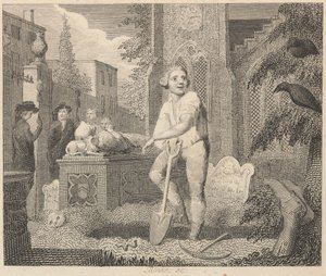 Ravnene, Sextonen og Jordormen av William Blake