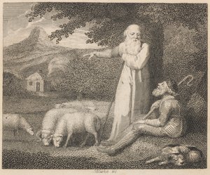 Hyrden og filosofen av William Blake