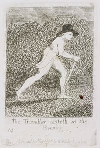 The Traveller Hasteth in the Evening, plate 15 fra 