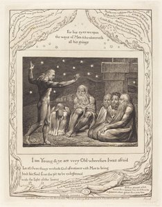 Elihus vrede, 1825. av William Blake