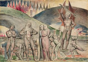Skismatikerne og de som sår splid: Muhammed av William Blake