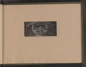 Thenot og Colinet spiser kveldsmåltidet sitt av William Blake