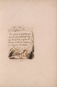There Is No Natural Religion, Plate 8, VI Ønskene og oppfatningene . . . . (Bentley a9) av William Blake