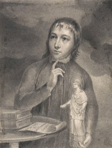 Thomas Alphonso Hayley, tegning i halvfigur av William Blake