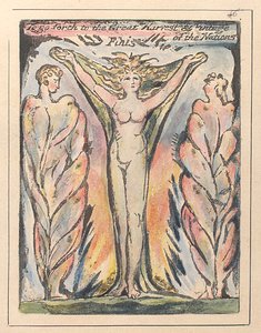 For å gå videre til Great Harvest & Vintage of the Nations, ca. 1811 av William Blake