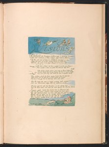 Visions of the Daughters of Albion, plate 4, "Visions | Enslav'd the Daughters . . . ." av William Blake