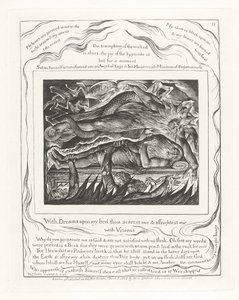 Med drømmer på sengen min skremmer du meg og skremmer meg med visjoner av William Blake
