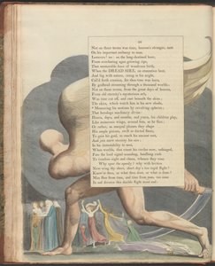 Young's Night Thoughts, side 25, "Se ham, når han går forbi; hva blir da sett" av William Blake