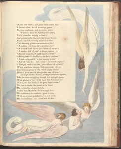 Young's Night Thoughts, side 41, "Et strålende merke, de rettferdiges dødsleie" av William Blake