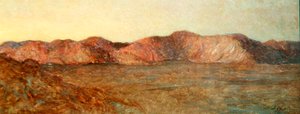 Desert of El Kab, Afterglow av William Blake Richmond