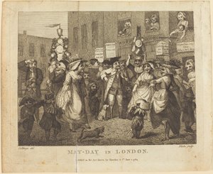 mai-dag i London av William Blake after Samuel Collings