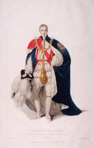 Ridder av strømpebåndet i seremoniell drakt, 1824 av William Bond