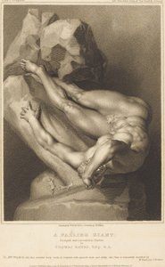 En fallende gigant av William Bond after William Hilton I after Thomas Banks