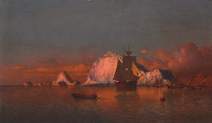 Fiske utenfor kysten av Labrador, 1880 av William Bradford