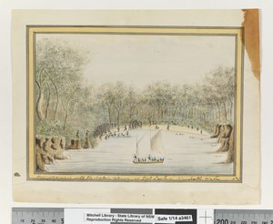 Opp. s. 70. `Første intervju med de innfødte kvinnene i Port Jackson New South Wales