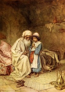Eli og Samuel. Og han sa Det er Herren: - Bibelen av William Brassey Hole