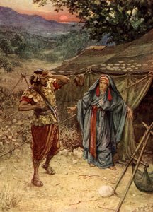 Jael Yael og Sisera - Bibelen av William Brassey Hole
