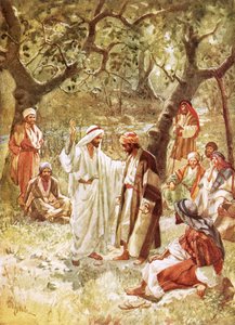 Jesus spør sine disipler hvem folket sier han er av William Brassey Hole