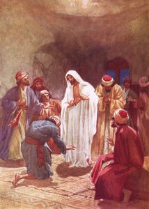 Jesus barn Thomas for hans vantro