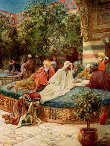 Jesus tilgir en syndig kvinne - Bibelen av William Brassey Hole